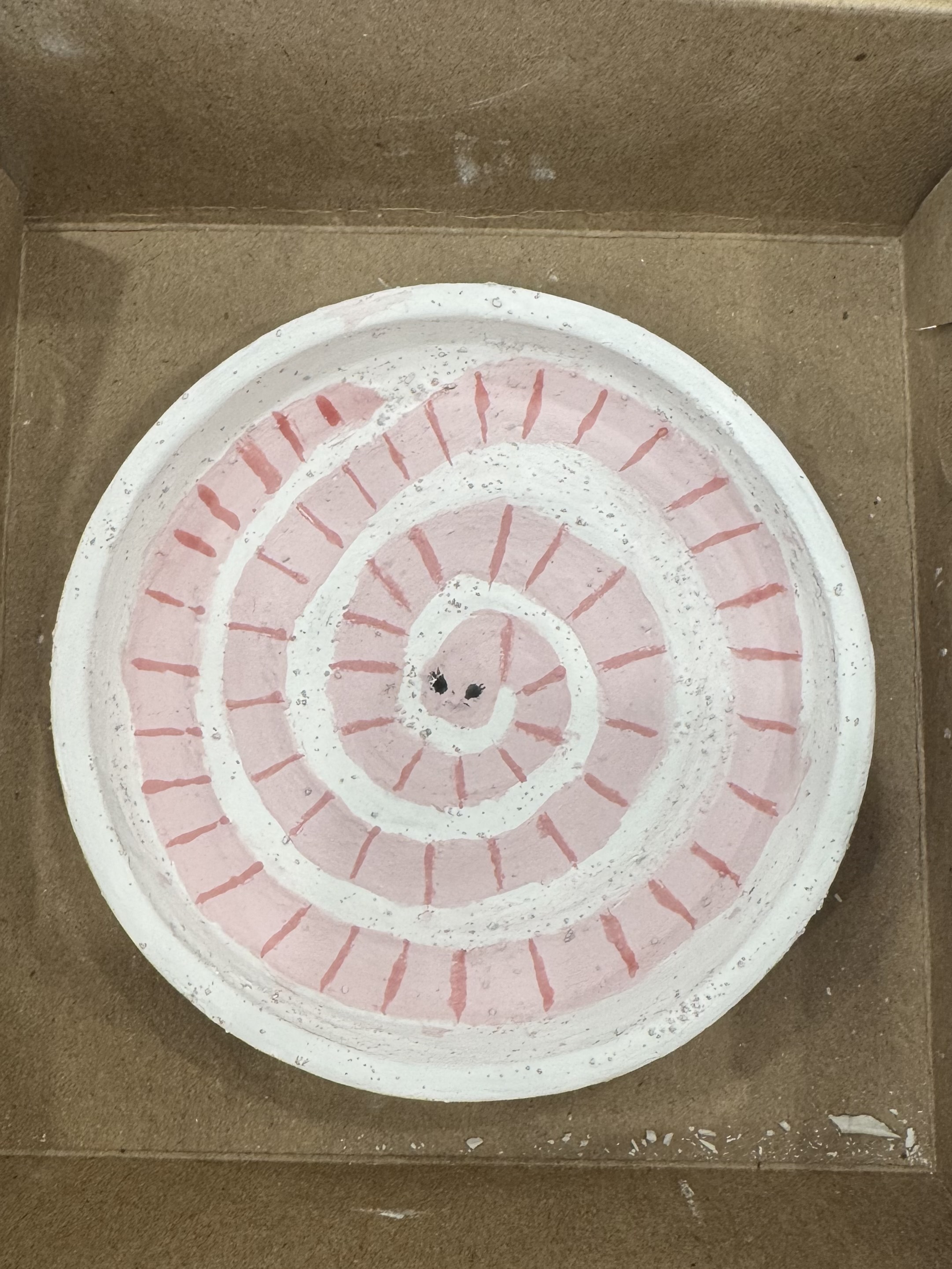 Pottery caterpillar